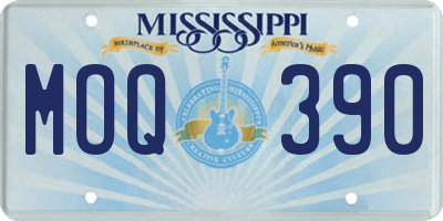 MS license plate MOQ390