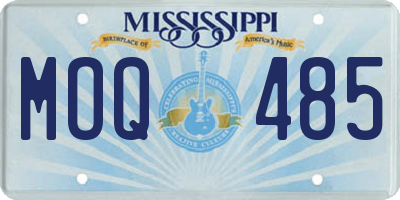 MS license plate MOQ485