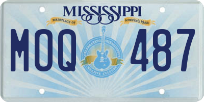 MS license plate MOQ487