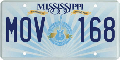 MS license plate MOV168