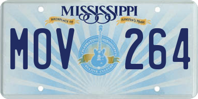 MS license plate MOV264