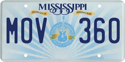 MS license plate MOV360