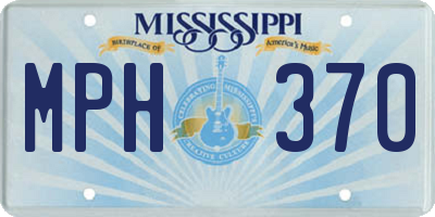 MS license plate MPH370