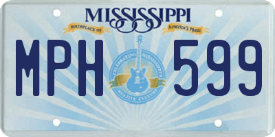 MS license plate MPH599