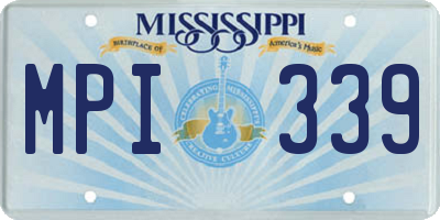 MS license plate MPI339