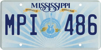 MS license plate MPI486