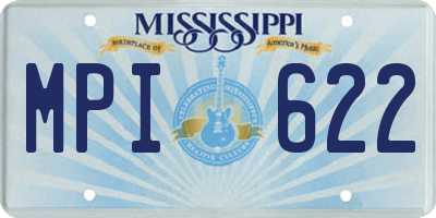 MS license plate MPI622