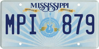 MS license plate MPI879