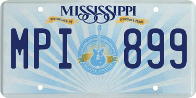 MS license plate MPI899