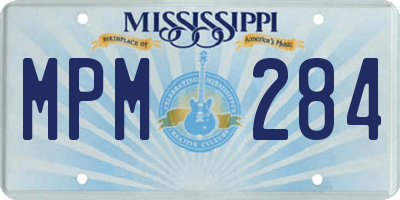 MS license plate MPM284