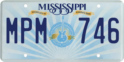 MS license plate MPM746