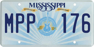 MS license plate MPP176