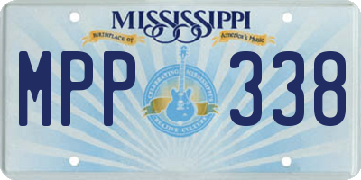 MS license plate MPP338