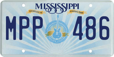 MS license plate MPP486