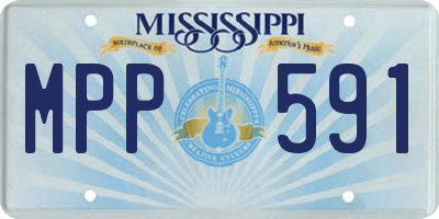 MS license plate MPP591