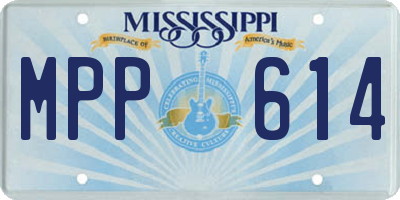 MS license plate MPP614