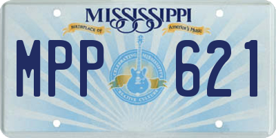 MS license plate MPP621