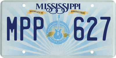MS license plate MPP627