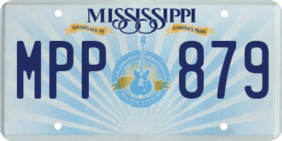 MS license plate MPP879