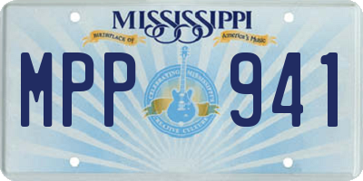 MS license plate MPP941