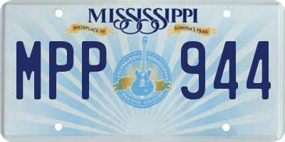 MS license plate MPP944