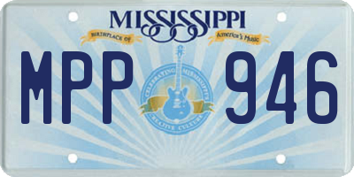 MS license plate MPP946