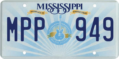 MS license plate MPP949