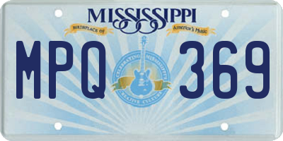 MS license plate MPQ369