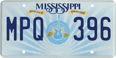 MS license plate MPQ396