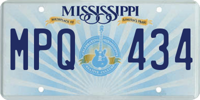MS license plate MPQ434