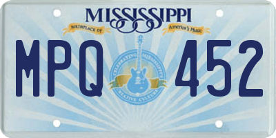 MS license plate MPQ452