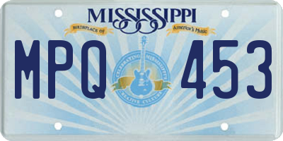 MS license plate MPQ453