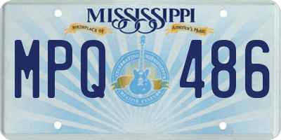 MS license plate MPQ486