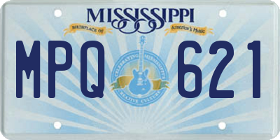 MS license plate MPQ621