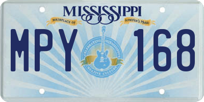 MS license plate MPY168