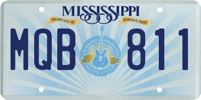 MS license plate MQB811