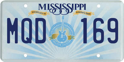 MS license plate MQD169