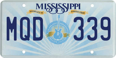 MS license plate MQD339