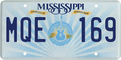 MS license plate MQE169