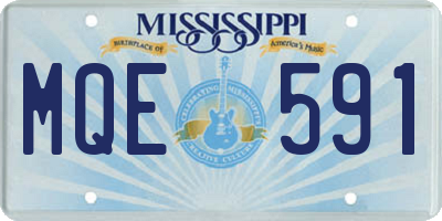 MS license plate MQE591