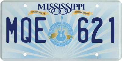 MS license plate MQE621