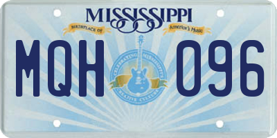 MS license plate MQH096