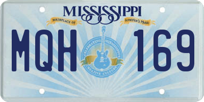 MS license plate MQH169