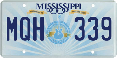 MS license plate MQH339