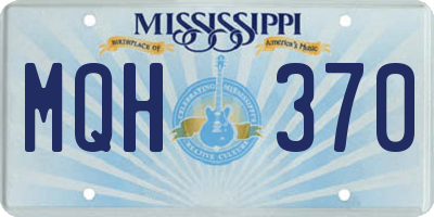 MS license plate MQH370