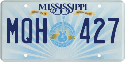 MS license plate MQH427