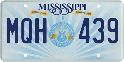 MS license plate MQH439