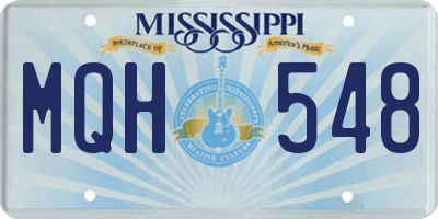 MS license plate MQH548