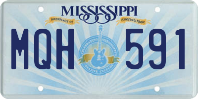 MS license plate MQH591