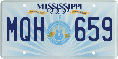 MS license plate MQH659